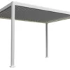 Essence elektrisk LED pergola med lameltag 400x300cm hvid