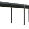 Essence elektrisk LED pergola med lameltag 600x300cm antracit