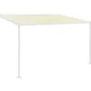 Essence elektrisk pergola markise 400x300cm hvid/creme
