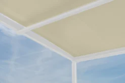 Essence elektrisk pergola markise 400x300cm hvid/creme