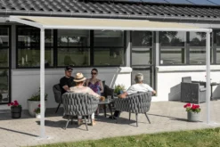 Essence elektrisk pergola markise 400x300cm hvid/creme