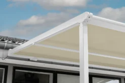 Essence elektrisk pergola markise 400x300cm hvid/creme