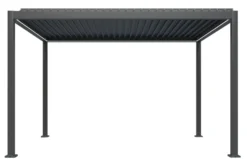 Essence elektrisk pergola med lameltag 400x300cm antracit