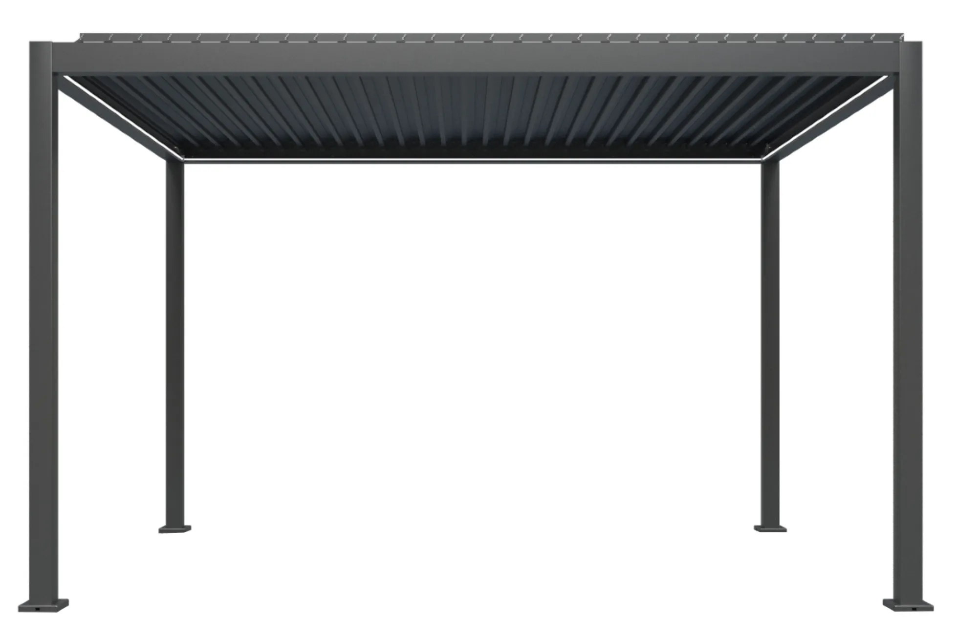 Essence elektrisk pergola med lameltag 400x300cm antracit
