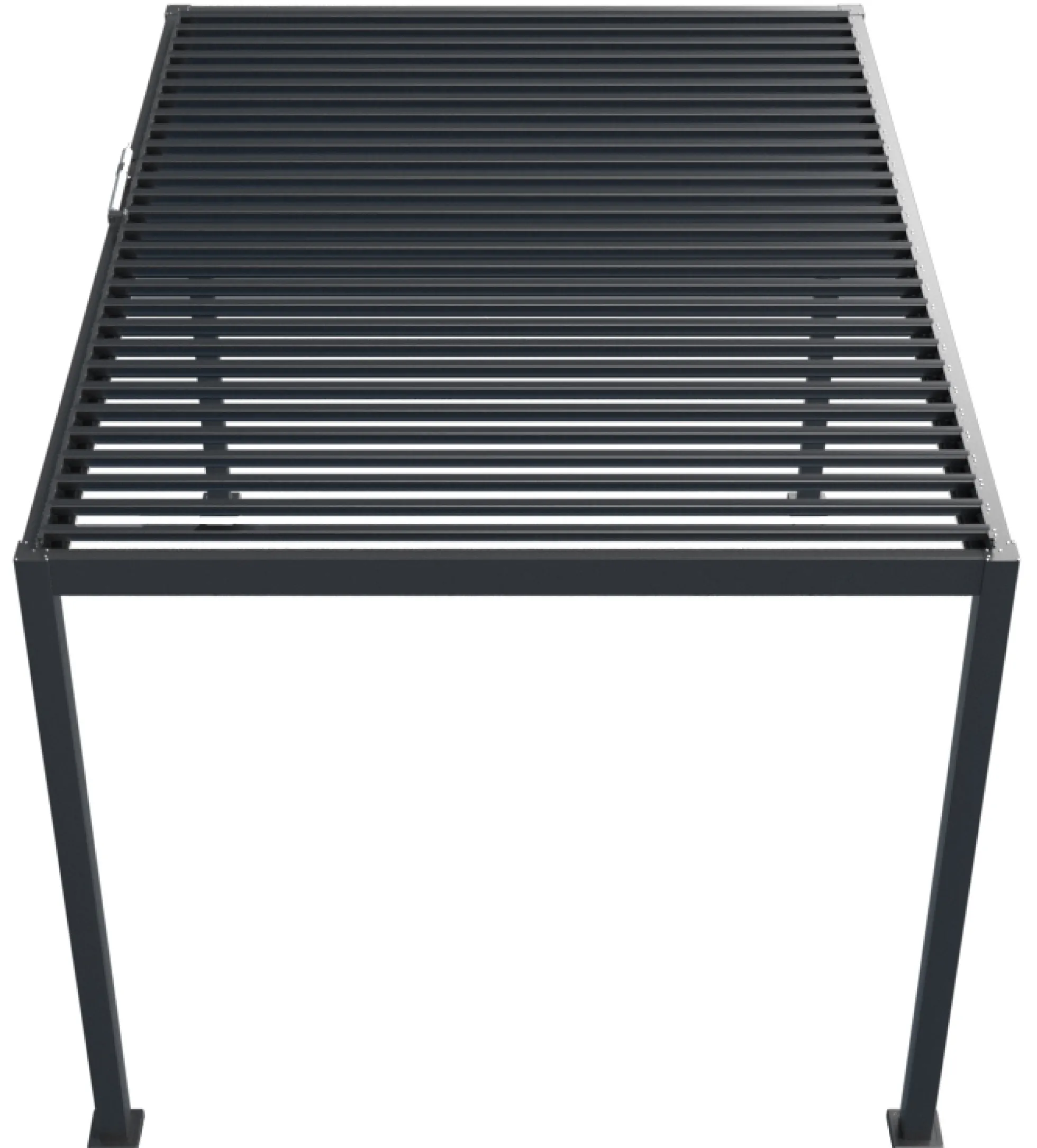 Essence elektrisk pergola med lameltag 400x300cm antracit