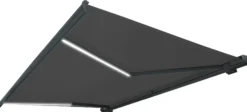 Essence Premium LED lukket 400x300cm antracitgrå/antracitgrå