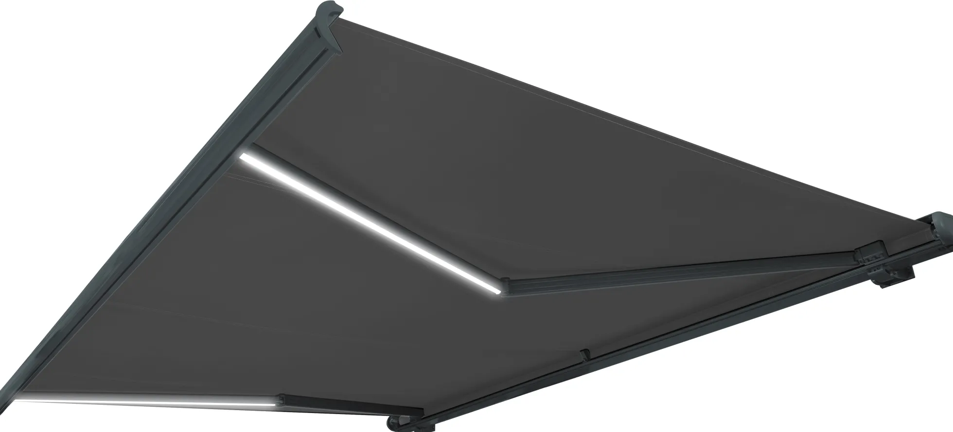 Essence Premium LED lukket 400x300cm antracitgrå/antracitgrå