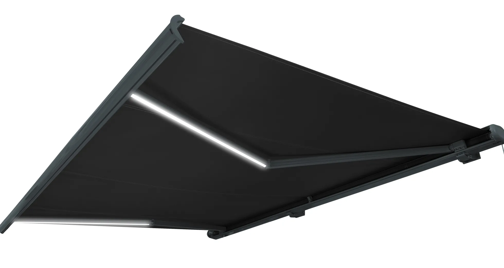 Essence Premium LED lukket 400x300cm sort/antracitgrå