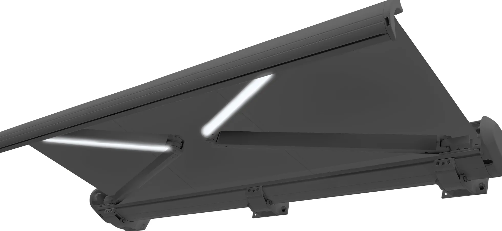 Essence Premium LED lukket 450x300cm antracitgrå/antracitgrå