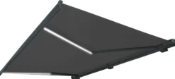 Essence Premium LED lukket 450x300cm antracitgrå/antracitgrå