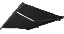 Essence Premium LED lukket 450x300cm sort/antracitgrå