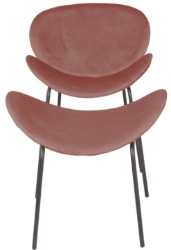 Esther velour rosa