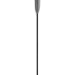 Fakkel i rustfrit stål/sort 158cm