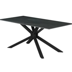 Felina 180x90x76cm mørkegrå/sort