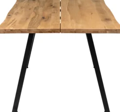 Firenze eg natur/skråben sort 200x95cm