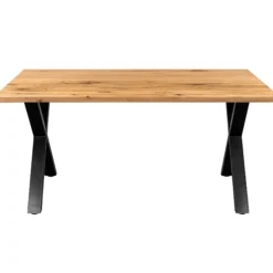 Firenze med krydsben og 1 planke 160x95x71cm eg natur/sort