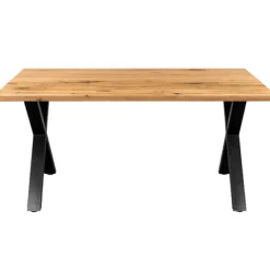 Firenze med krydsben 160x95x74cm eg natur/sort