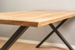 Firenze med krydsben 200x95x74cm eg natur/sort