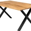 Firenze med krydsben 160x95x74cm eg natur/sort