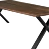 Firenze med krydsben 240x95x74cm eg smoked/sort