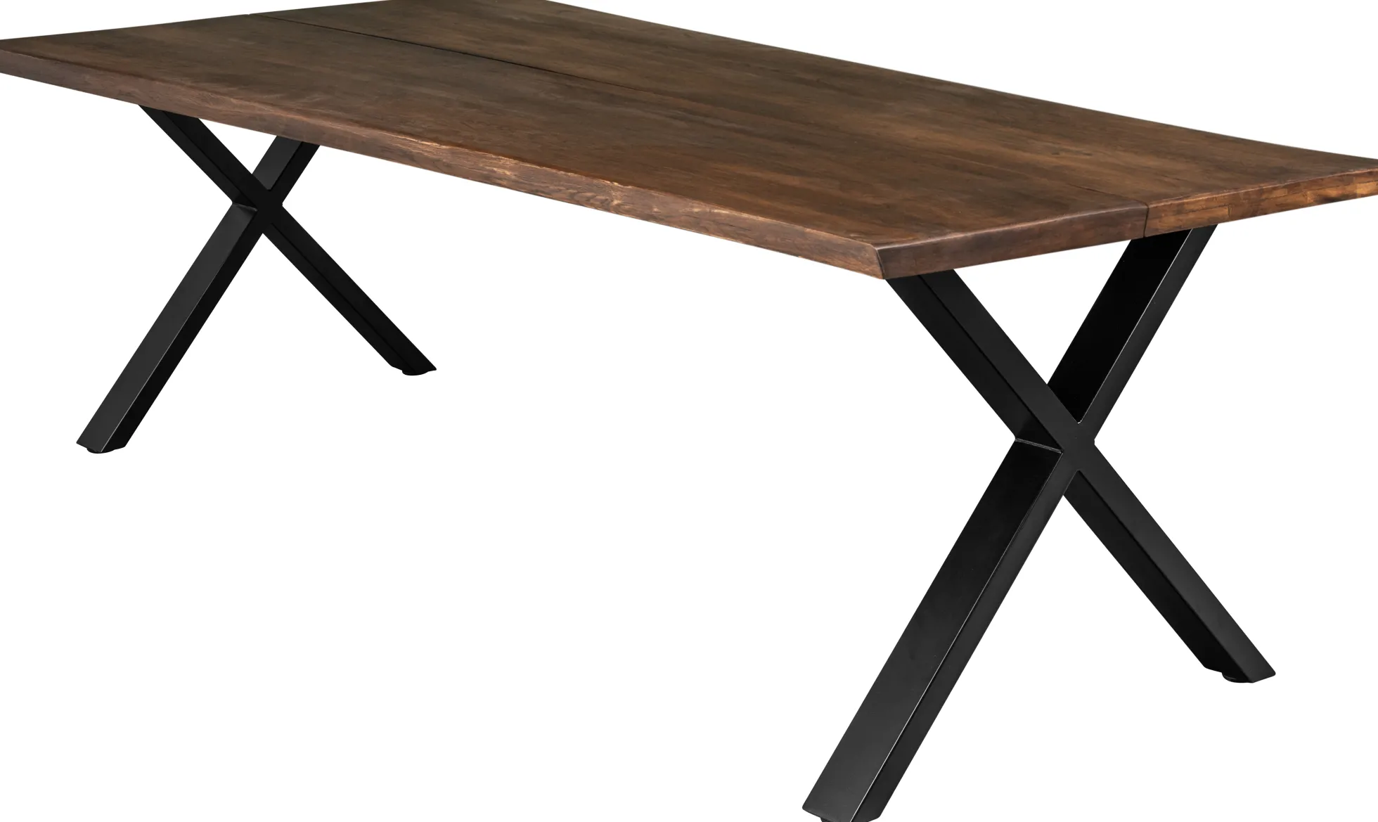 Firenze med krydsben 240x95x74cm eg smoked/sort