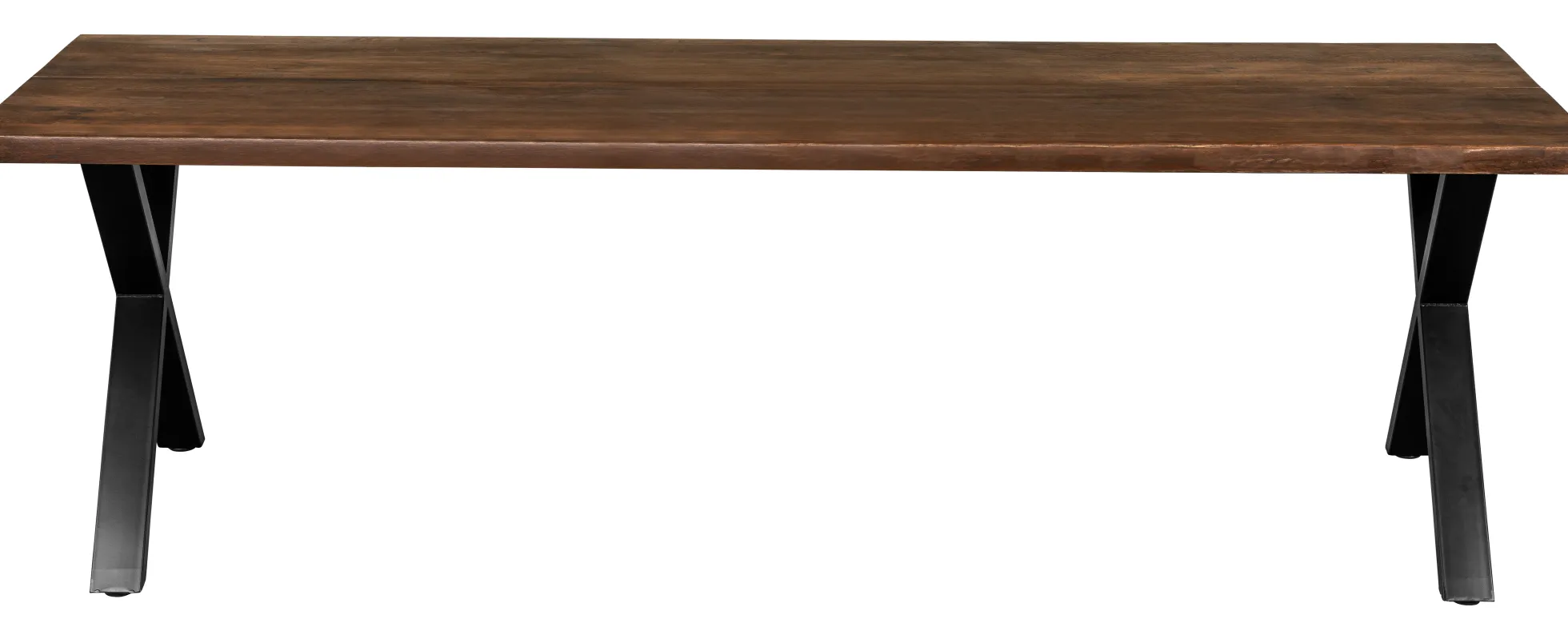 Firenze med krydsben 240x95x74cm eg smoked/sort