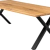 Firenze med krydsben 220x95x74cm natur/sort