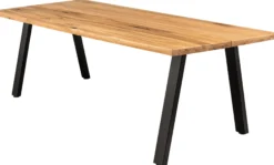 Firenze med skråben 220x95x74cm eg natur/sort