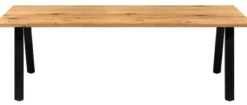 Firenze med skråben 220x95x74cm eg natur/sort