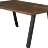 Firenze med skråben 160x95x74cm eg smoked/sort