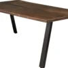 Firenze med skråben 200x95x74cm eg smoked/sort