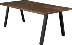 Firenze med skråben 200x95x74cm eg smoked/sort