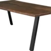 Firenze med skråben 200x95x74cm eg smoked/sort