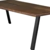 Firenze med skråben 220x95x74cm eg smoked/sort
