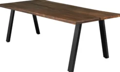 Firenze med skråben 220x95x74cm eg smoked/sort