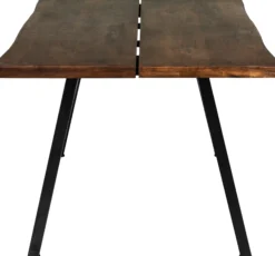 Firenze med skråben 220x95x74cm eg smoked/sort