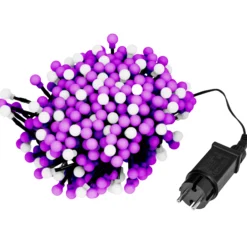 Firework LED lys pink/hvid