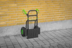 Foldbar sækkevogn med gummihjul