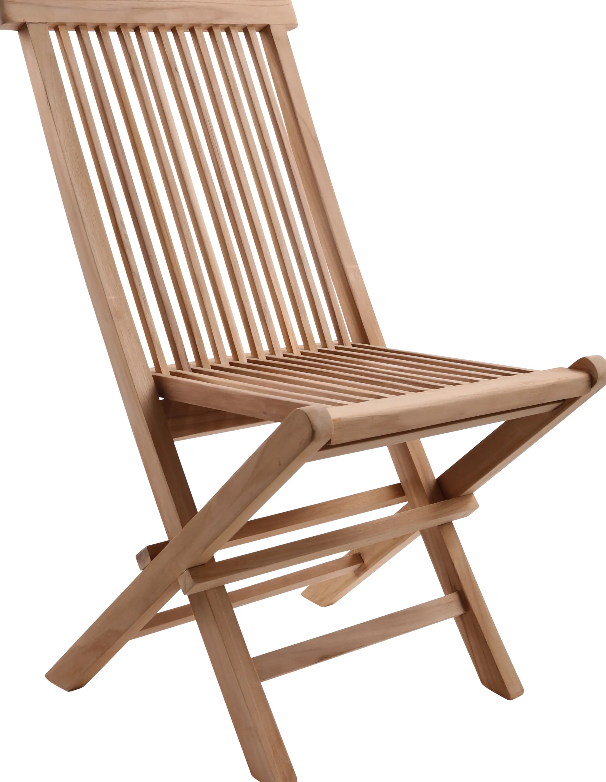 Foldestol i kerne teaktræ