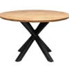Forli 120x120x74cm eg natur/sort