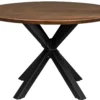 Forli 120x120x74cm eg smoked/sort