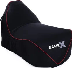 GameX gamer sækkestol sort/rød