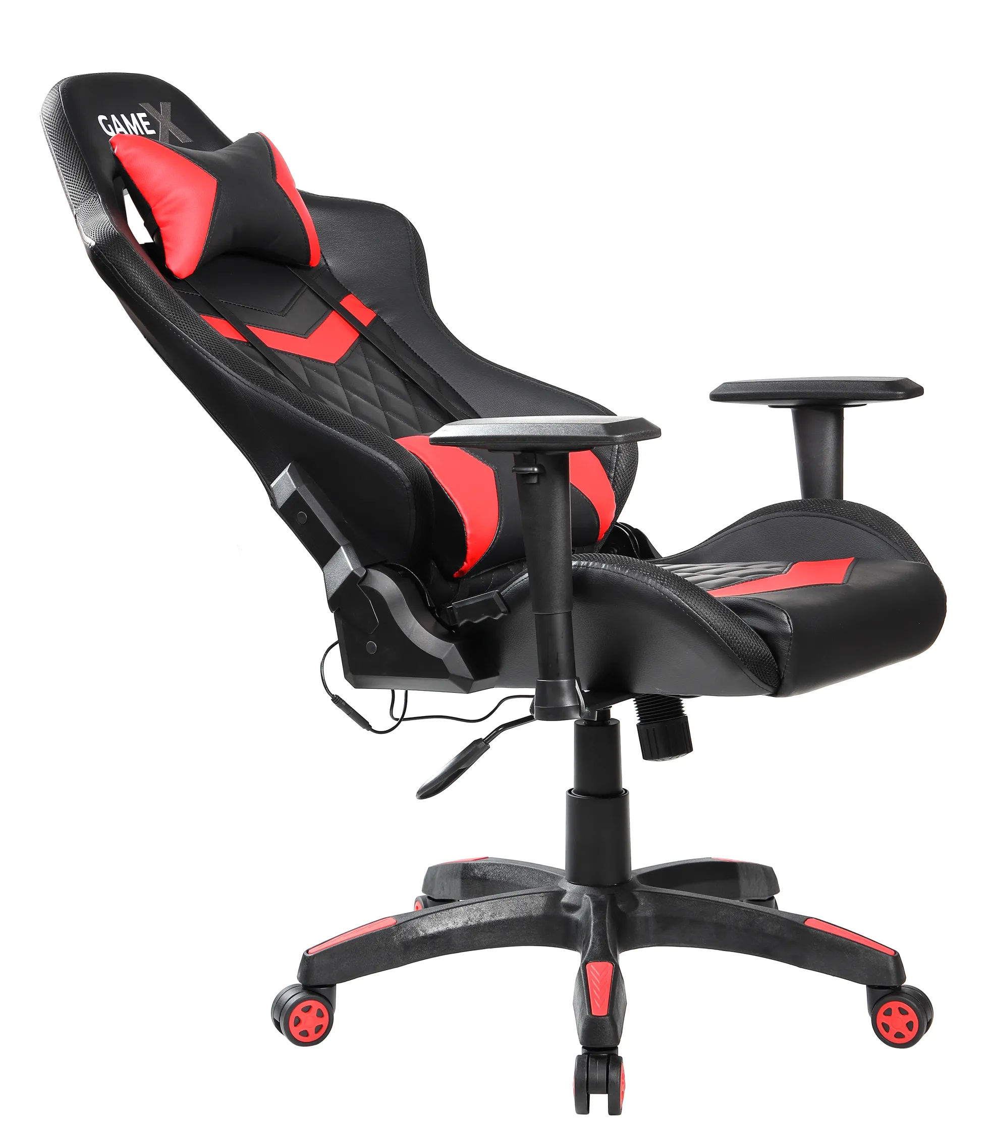GameX Lopez LED kunstlæder sort/rød