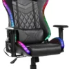 GameX Lopez LED kunstlæder sort/sort