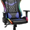 GameX Lopez LED kunstlæder sort/blå