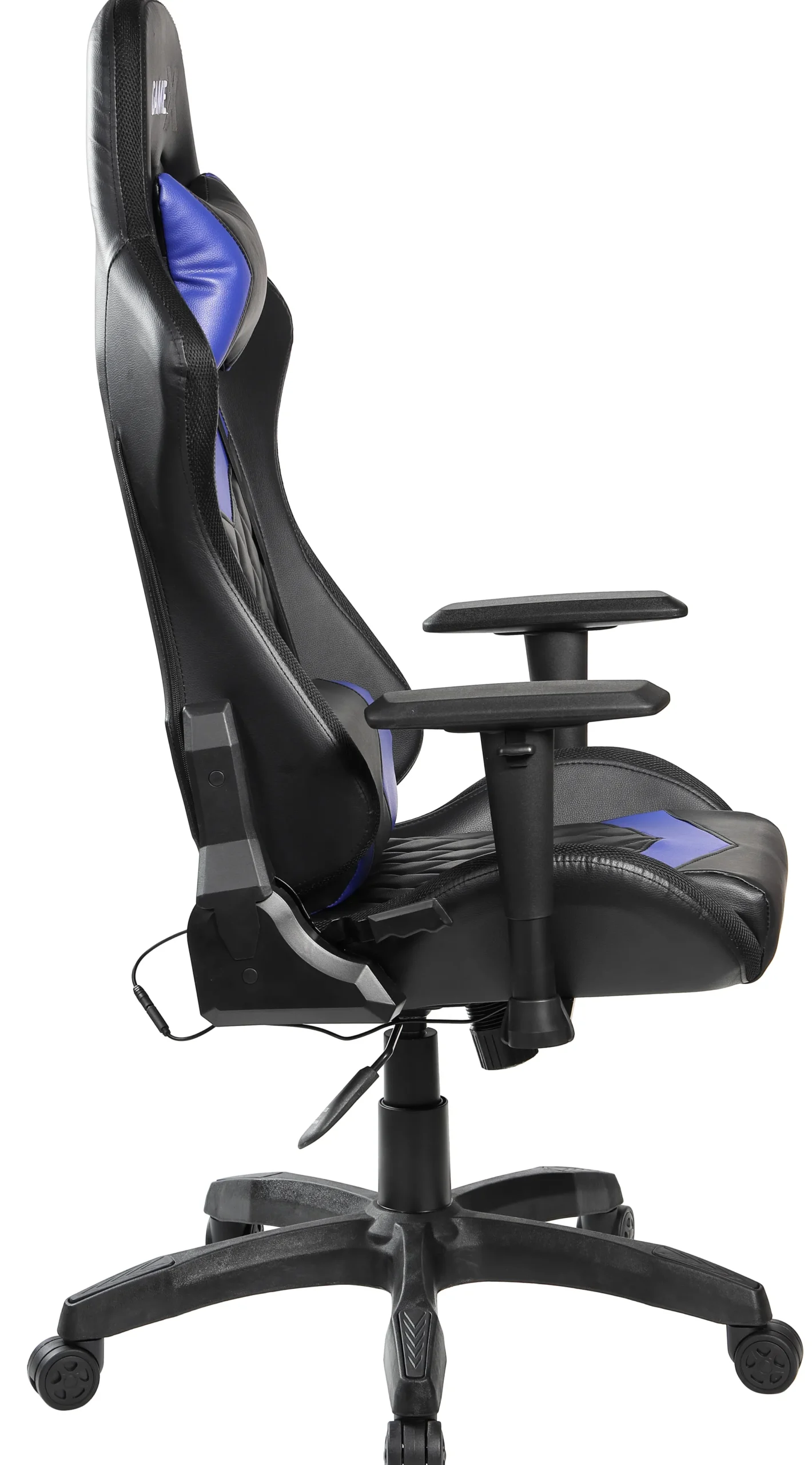 GameX Lopez LED kunstlæder sort/blå