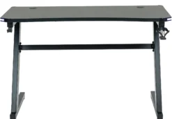 GameX med LED 120x60cm sort/sort