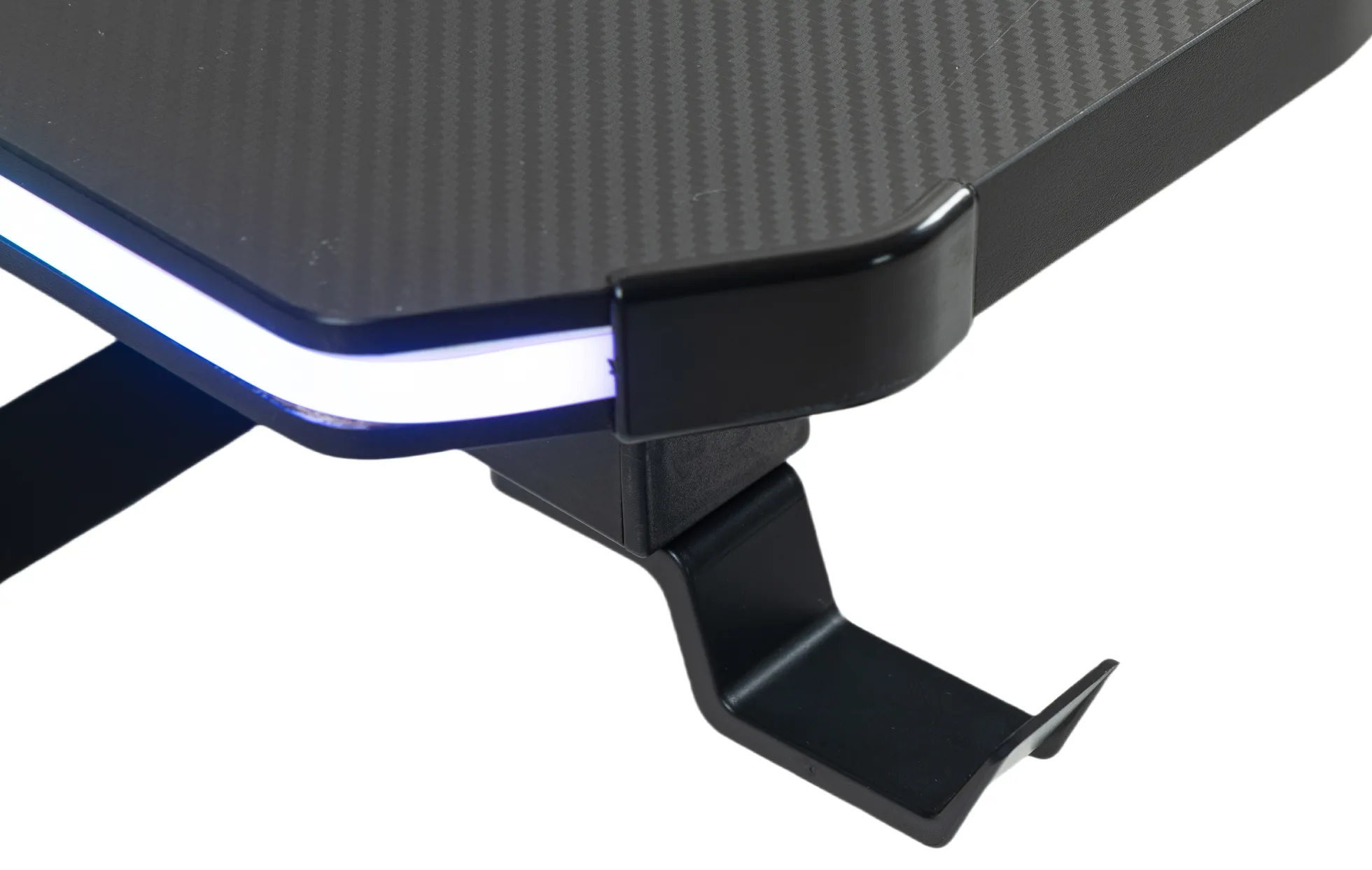 GameX med LED 120x60cm sort/sort