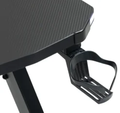 GameX med LED 120x60cm sort/sort