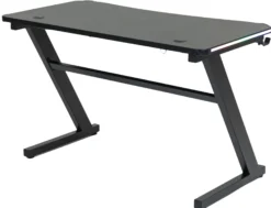 GameX med LED 120x60cm sort/sort